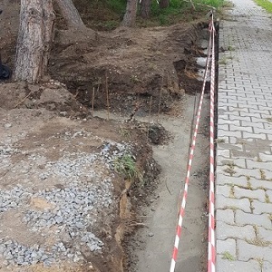 Zděný plot